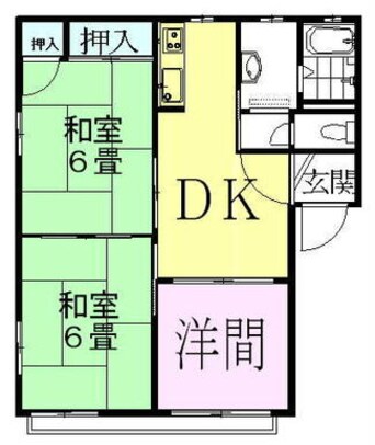 間取図 シルキーハイツ