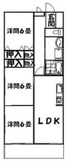 スカイコートエターナル 3LDKの間取り