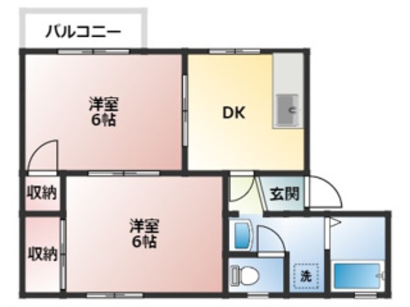 間取図 フレグランスにしがたB