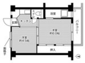 間取図 ビレッジハウス道下4号棟