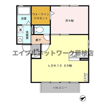 間取図 ケープコッド イン　Ａ