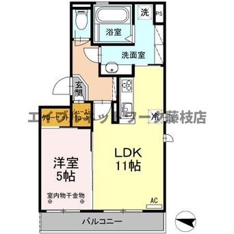 間取図 カーサＭ