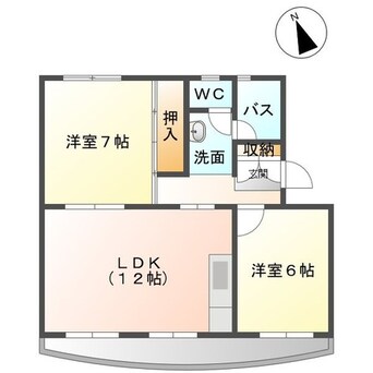 間取図 栄田マンション