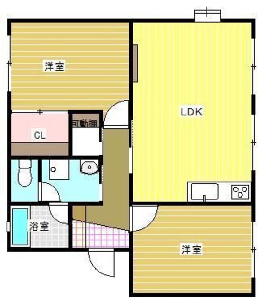 間取図 パレドール小土 Ａ