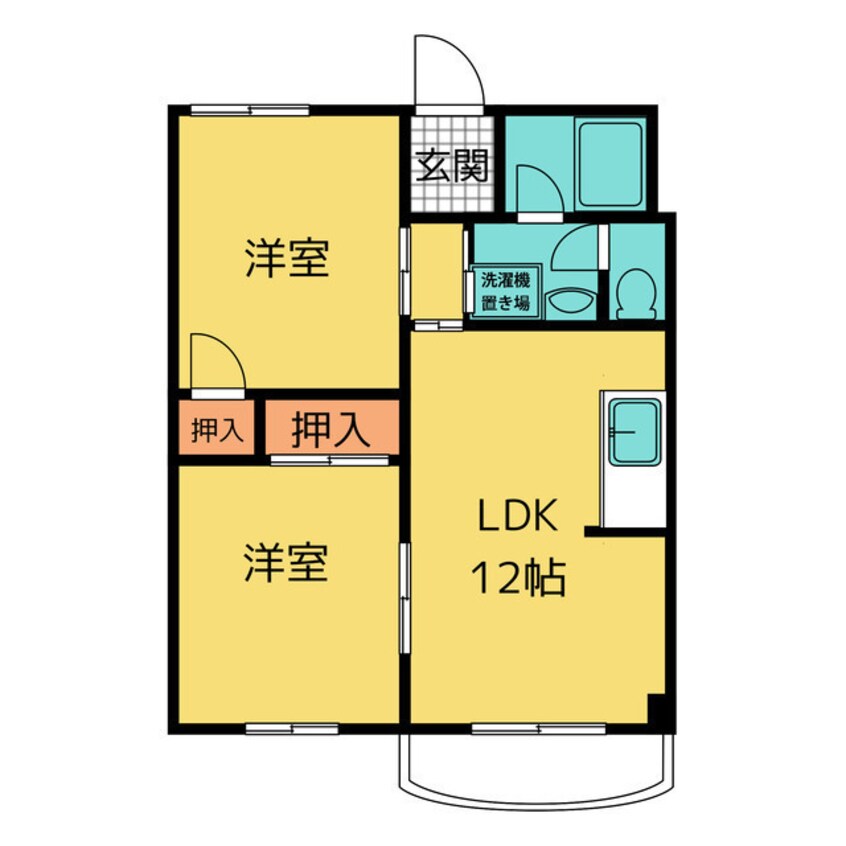 間取図 メゾンアルファ