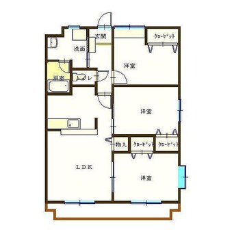 間取図 エヴァーグリーン