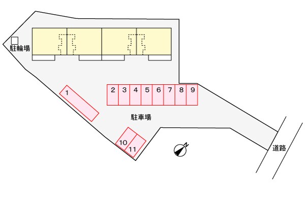 駐車場 ベリーフィールド　りんと