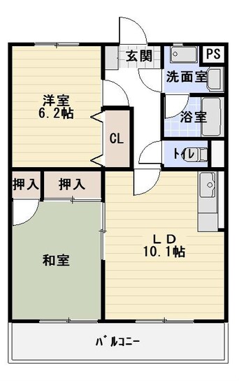 間取図 ローブドゥマリエ