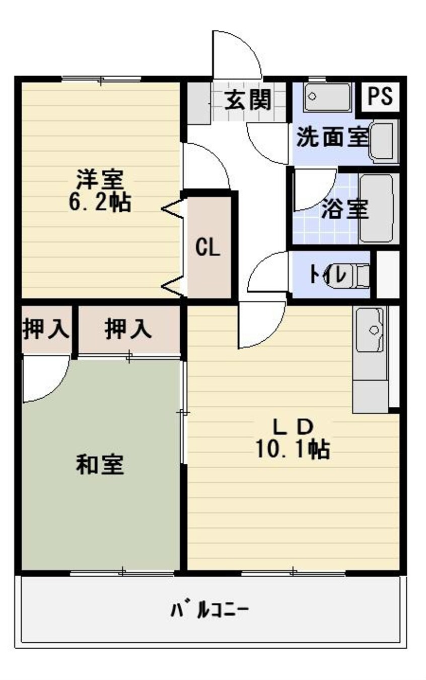 間取図 ローブドゥマリエ