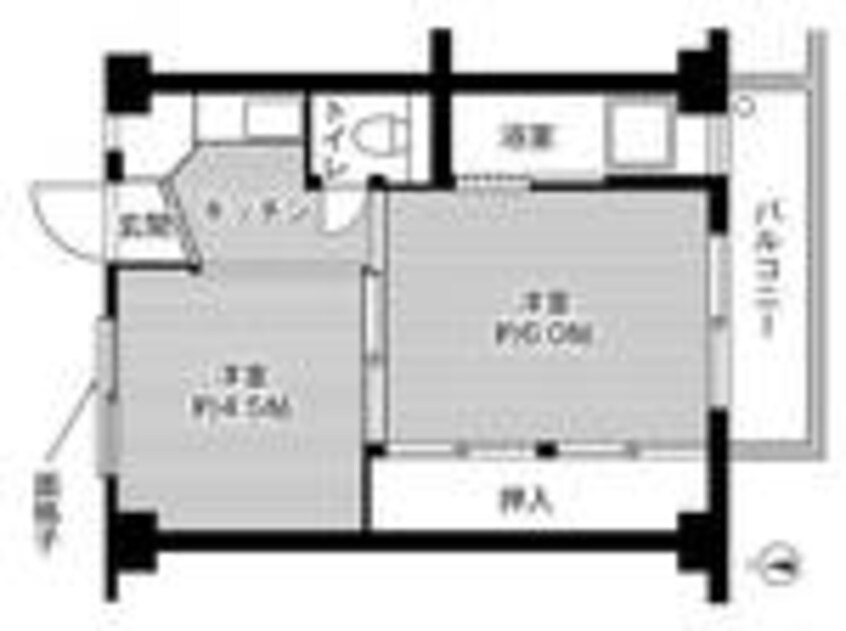 間取図 ビレッジハウス藤岡１号棟