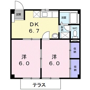 間取図 グリーンハウスⅡ