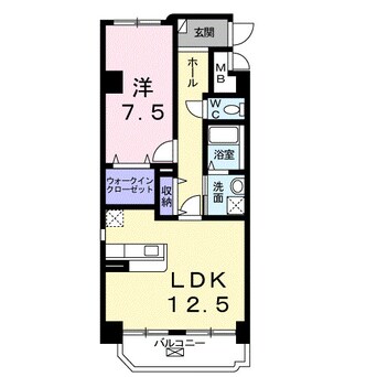 間取図 カルフール千歳