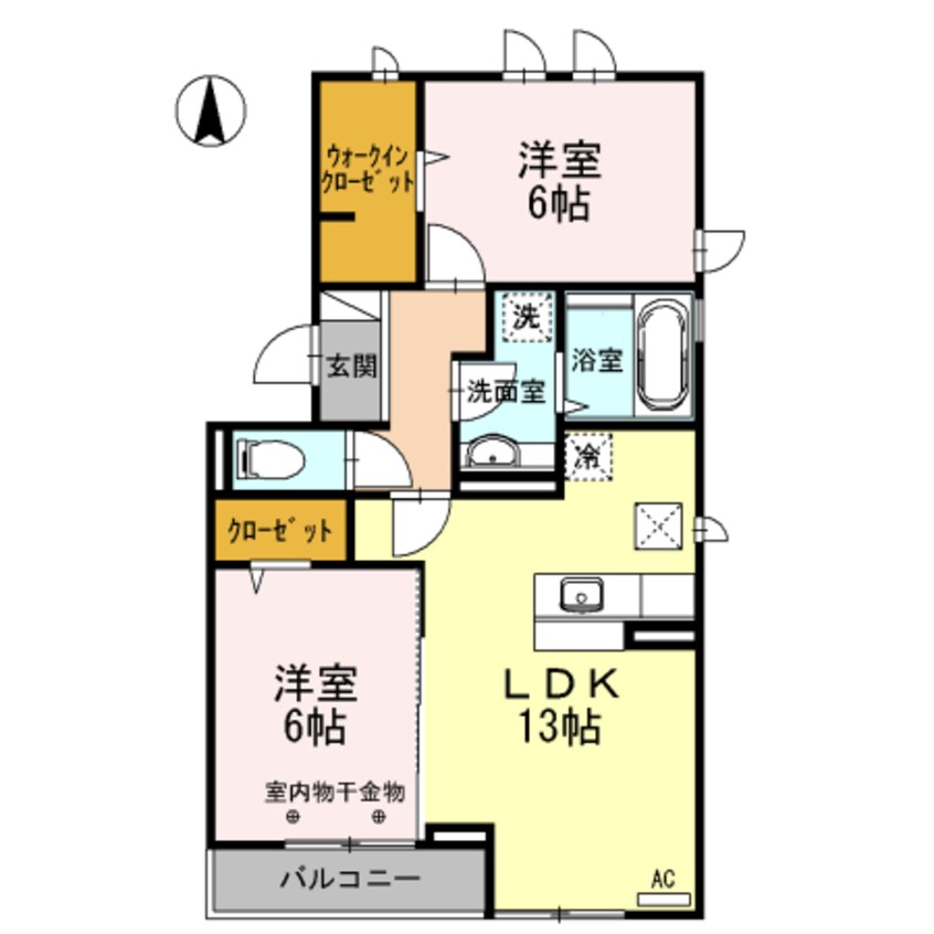 間取図 ルミエール西焼津