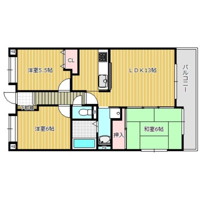 間取図 メゾンオーキッド