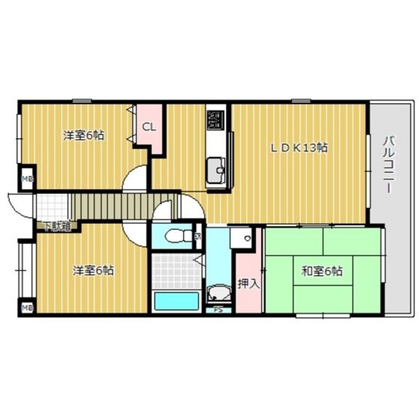 間取図 メゾンオーキッド