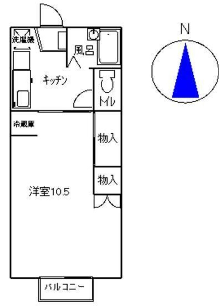 間取図 メゾンセリバテール