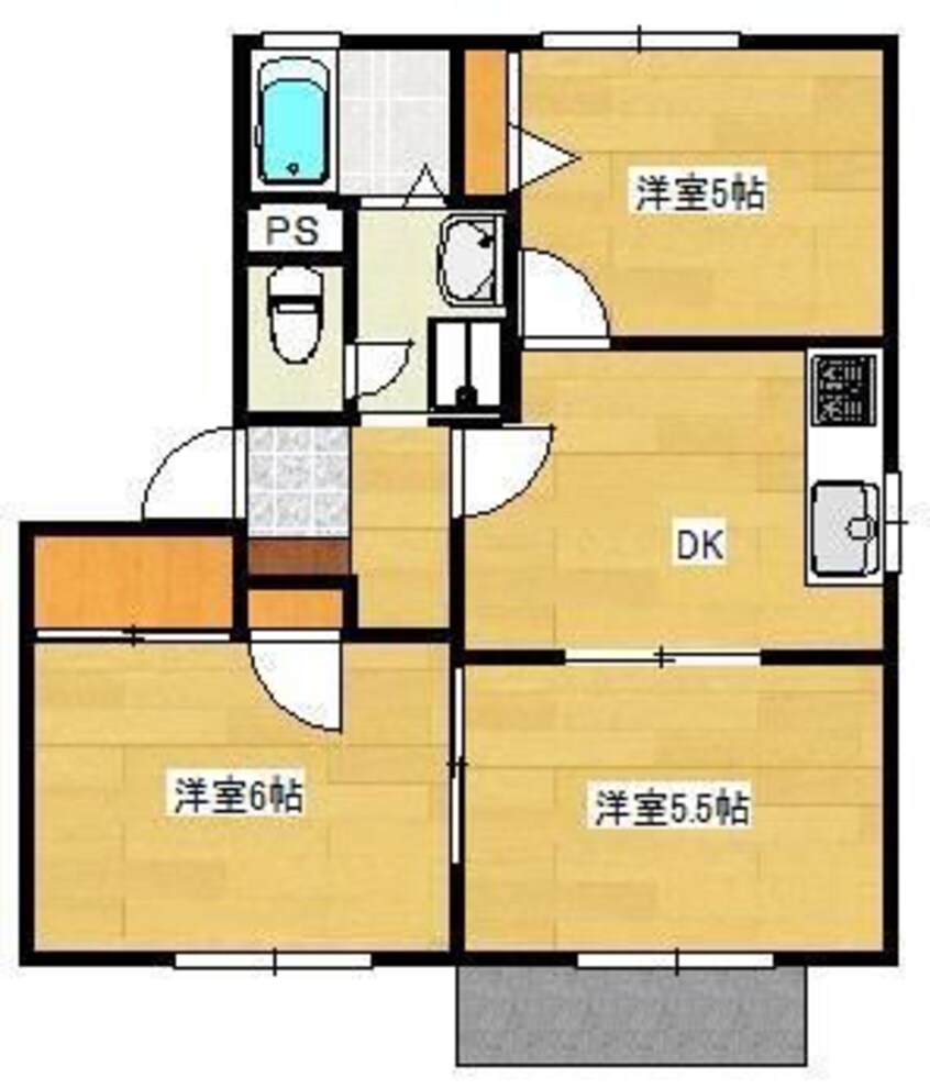 間取図 フォーレスグロリア