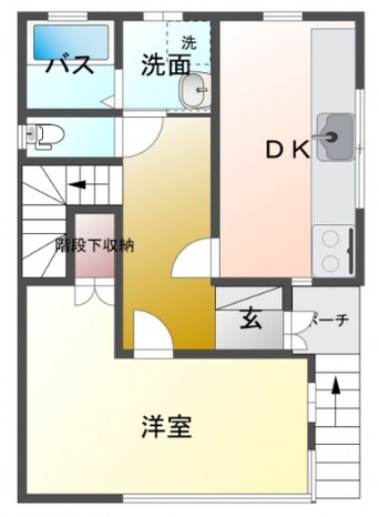 間取図 栄町貸家