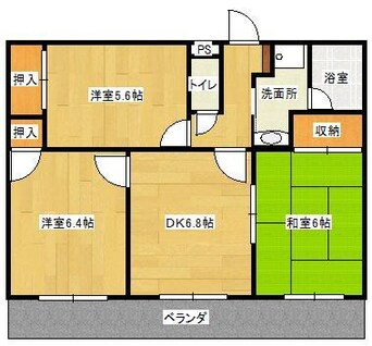 間取図 アイフェニックスマスダ