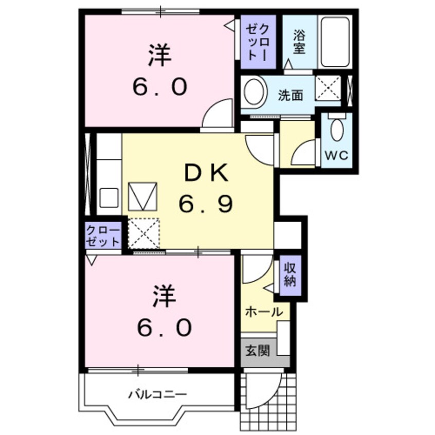 間取図 ベルソレーユ