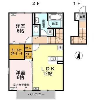 間取図 カリーナ