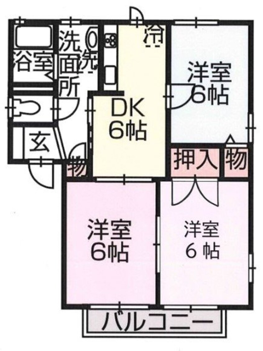 間取図 グリーンヒル