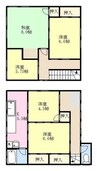 焼津2丁目貸家 5Kの間取り