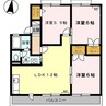 パインハイム　Ｂ 3LDKの間取り
