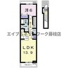 かいがん 1LDKの間取り