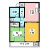 花崎マンション 2DKの間取り