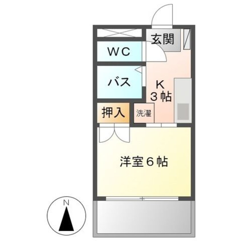 間取図 パレスアベニール