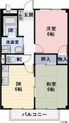 Surplusアムール 2DKの間取り