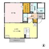 アジュール　Ａ 1LDKの間取り