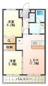 IBBⅣ 2LDKの間取り