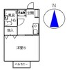 グリーンヒルズＭ 1Kの間取り