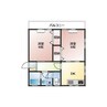 ラフォーレ 2DKの間取り