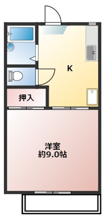 間取図 フォーセゾン