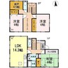 下青島戸建 3LDKの間取り