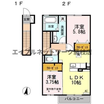 間取図 エンゼルハイム