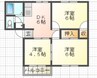 コーポ八好A 3DKの間取り