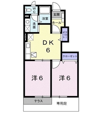 間取図 カームシーサイドⅢ