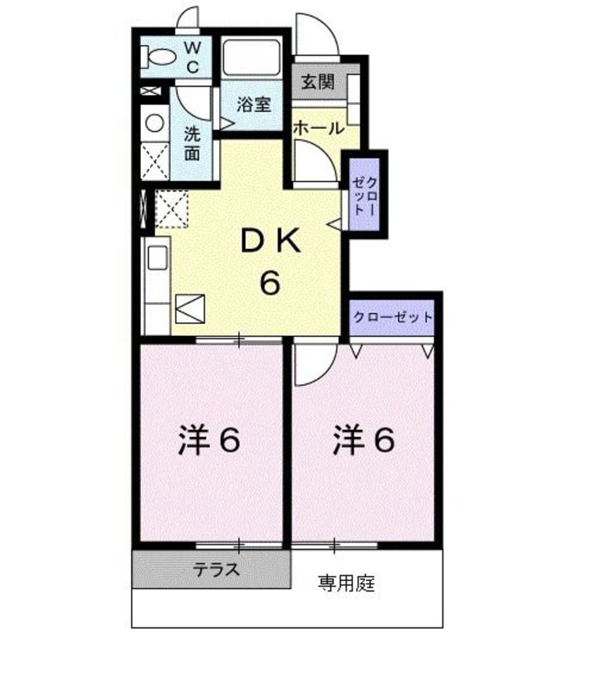 間取図 カームシーサイドⅢ