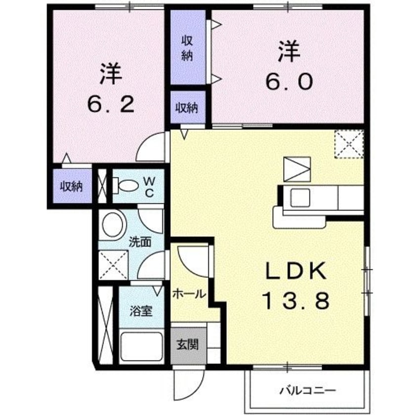 間取図 コンフォール