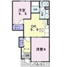 サンローズＢ 2Kの間取り