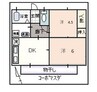 コーポマスダ 2DKの間取り
