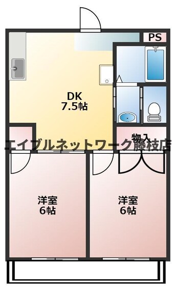 間取図 シャトレ牧之原