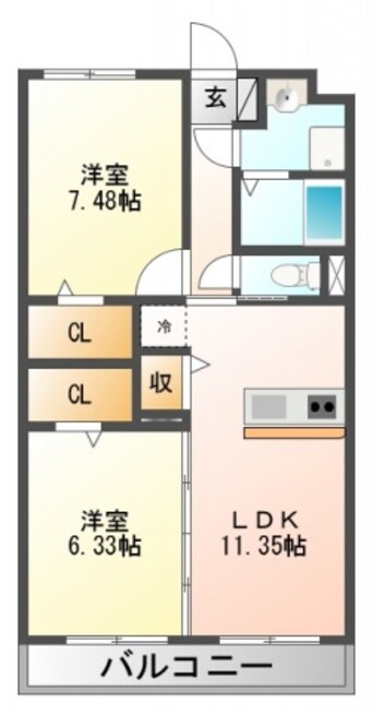 間取図 IBB7