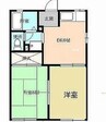 ファミール駿河 2DKの間取り