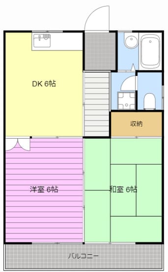 間取図 サニー高岡Ⅱ