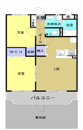 間取図 グランシャトー